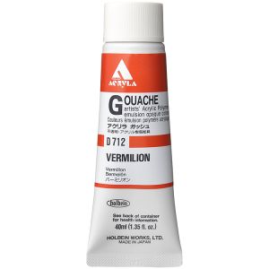 Holbein Acrylic Gouache 40ml Vermilion