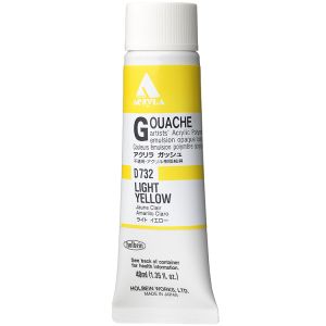 Holbein Acrylic Gouache 40ml Light Yellow