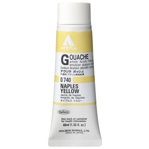 Holbein Acrylic Gouache 40ml Naples Yellow
