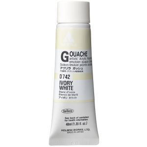 Holbein Acrylic Gouache 40ml Ivory White