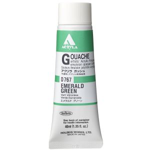 Holbein Acrylic Gouache 40ml Emerald Green