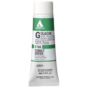 Holbein Acrylic Gouache 40ml Cobalt Green