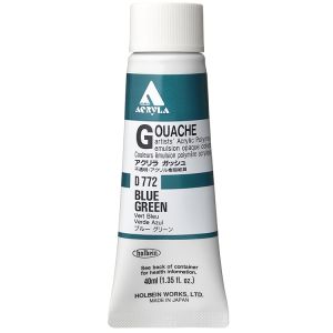Holbein Acrylic Gouache 40ml Blue Green