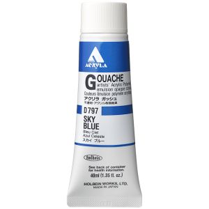 Holbein Acrylic Gouache 40ml Sky Blue