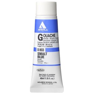 Holbein Acrylic Gouache 40ml Smalt Blue