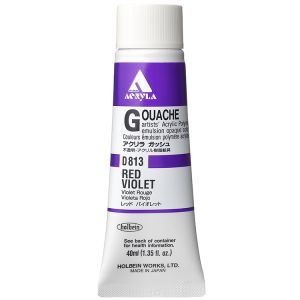 Holbein Acrylic Gouache 40ml Red Violet