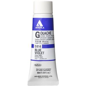 Holbein Acrylic Gouache 40ml Blue Violet