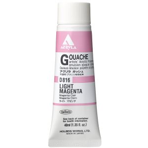 Holbein Acrylic Gouache 40ml Light Magenta