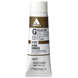 Holbein Acrylic Gouache 40ml Raw Umber