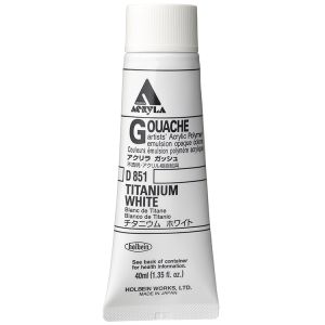 Holbein Acrylic Gouache 40ml Titanium White