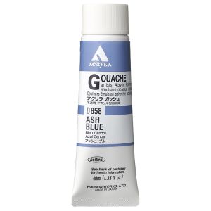 Holbein Acrylic Gouache 40ml Ash Blue
