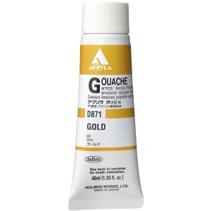 Holbein Acrylic Gouache 40ml Gold