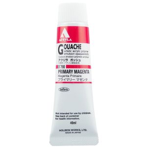 Holbein Acrylic Gouache 40ml Primary Magenta