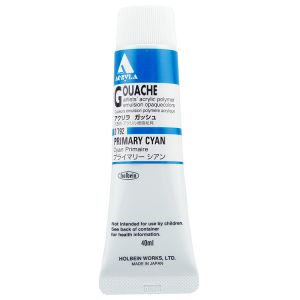 Holbein Acrylic Gouache 40ml Primary Cyan