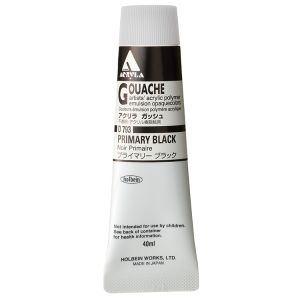 Holbein Acrylic Gouache 40ml Primary Black