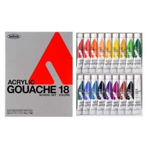 Holbein Acryla Gouache School 18 Color Set 12ml