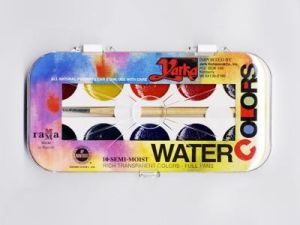 Richeson Semi Moist Watercolors 10 Color Set