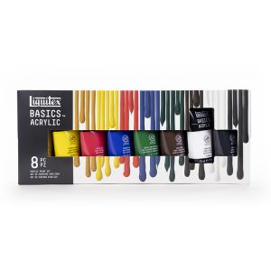 Liquitex Basics Acrylic Set of 8 75ml Tubes