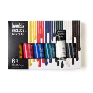 Liquitex Basics Acrylic 6 Tube Set