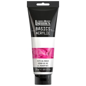 Liquitex Basics Matt Gel Medium 250ml Tube