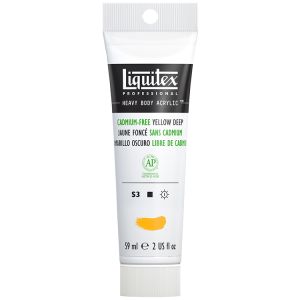 Liquitex Heavy Body Acrylic Cadmium Free Yellow Deep 2oz