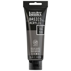 Liquitex Basics Acrylic Iridescent Graphite 118ml