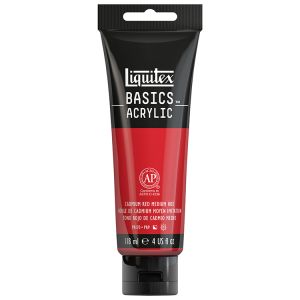 Liquitex Basics Acrylic Cadmium Red Medium 4oz
