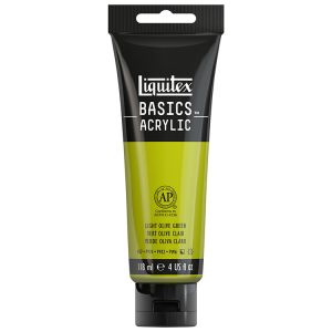 Liquitex Basics Acrylic Light Olive Green 118ml