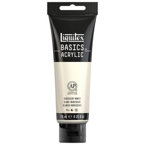 Liquitex Basics Acrylic Iridescent White 118ml