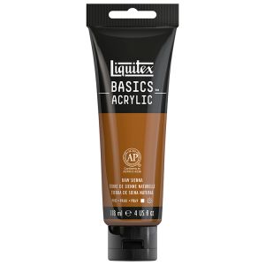 Liquitex Basics Acrylic Raw Sienna 4oz