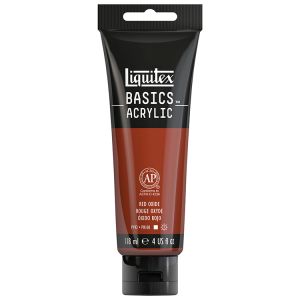 Liquitex Basics Acrylic Red Oxide 4oz