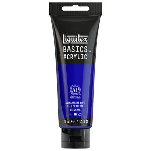 Liquitex Basics Acrylic Ultramarine Blue 4oz