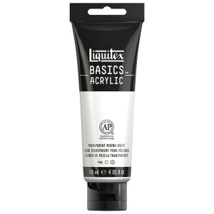 Liquitex Basics Acrylic Transparent Mixing White 118ml