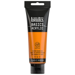 Liquitex Basics Acrylic Cadmium Orange 4oz