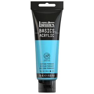 Liquitex Basics Acrylic Permanent Light Blue 4oz