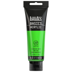 Liquitex Basics Acrylic Fluorescent Green 118ml