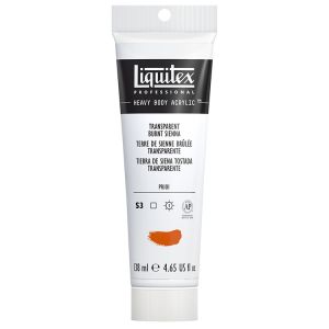 Liquitex Heavy Body Acrylic Transparent Burnt Senna 4.65oz