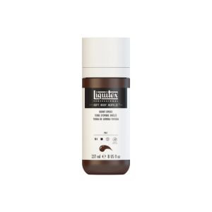 Liquitex Soft Body Acrylic Burnt Umber 237ml