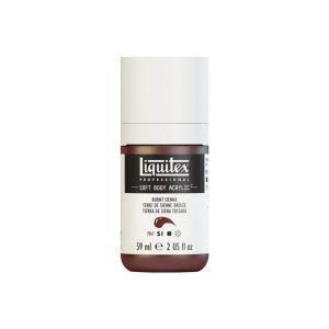 Liquitex Soft Body Acrylic Burnt Sienna 59ml