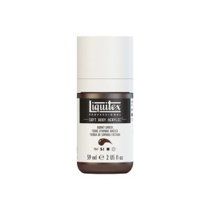 Liquitex Soft Body Acrylic Burnt Umber 59ml