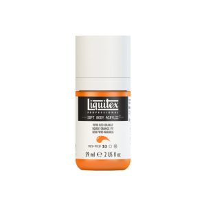 Liquitex Soft Body Acrylic Vivid Red Orange 59ml