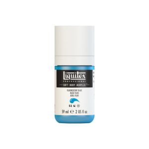 Liquitex Soft Body Acrylic Fluorescent Blue 59ml
