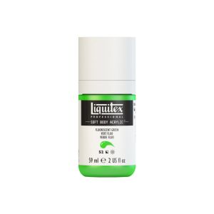 Liquitex Soft Body Acrylic Fluorescent Green 59ml