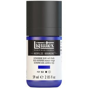 Liquitex Acrylic Gouache 59ml Ultramarine Blue Red Shade