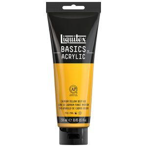 Liquitex Basics Acrylic Yellow Deep 250ml