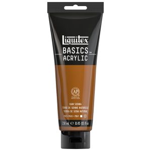 Liquitex Basics Acrylic Raw Sienna 250ml