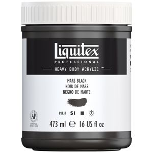 Liquitex Heavy Body Acrylic Mars Black 473ml