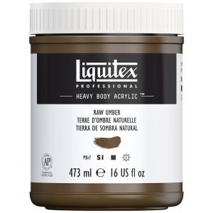 Liquitex Heavy Body Acrylic Raw Umber 473ml