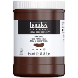 Liquitex Heavy Body Acrylic Burnt Umber 946ml