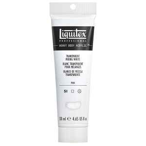 Liquitex Heavy Body Acrylic Transparent Mixing White 138ml